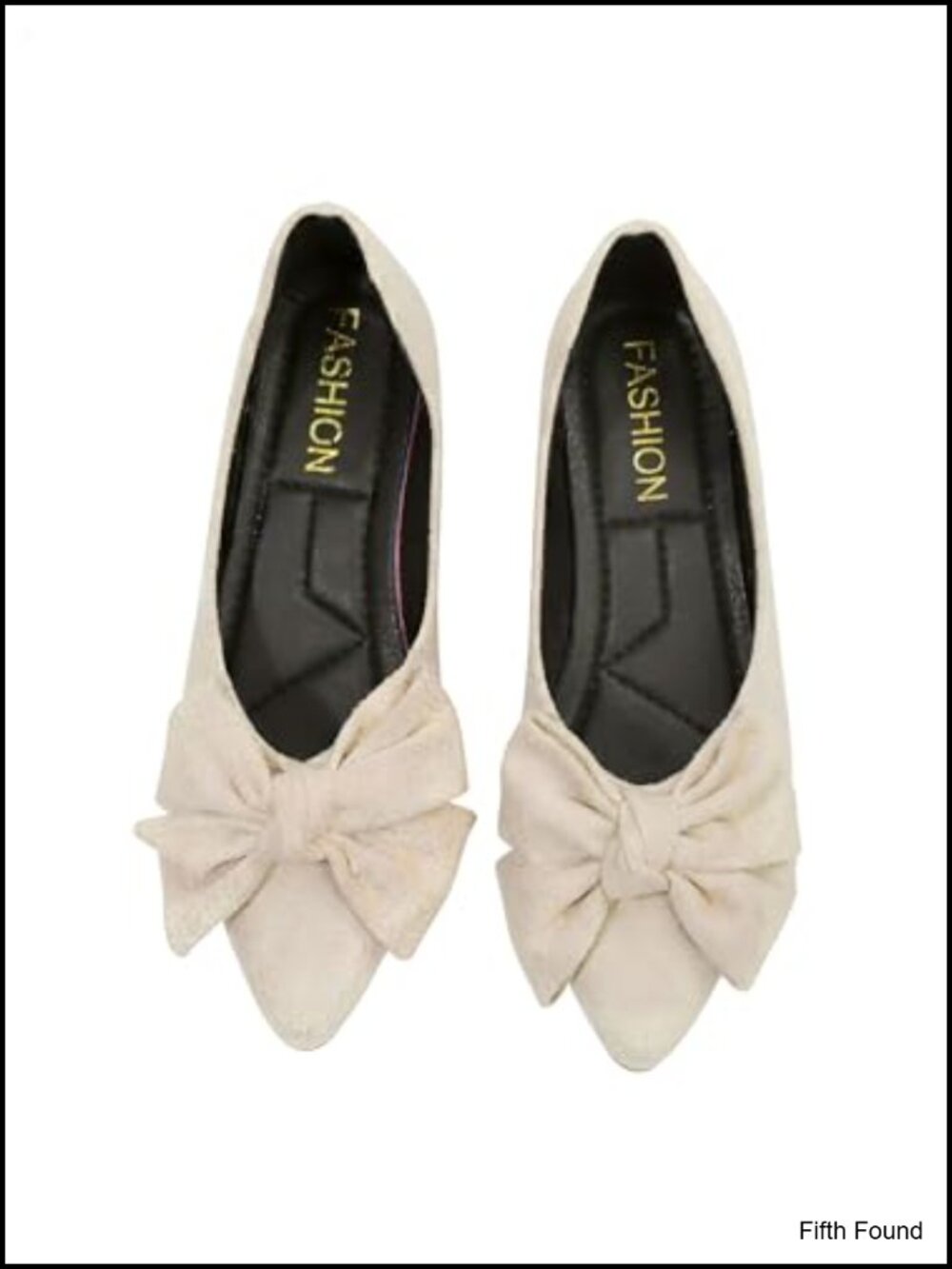Women's Pointed Toe Ballet Flats Bow Slip On Dress Shoes